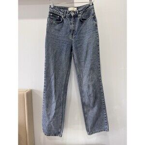 Remain Birger Christensen Jeans Womens 27 Blue Denim Lynn Straight Italy Cotton